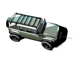 Ford Bronco Everglades design sketch